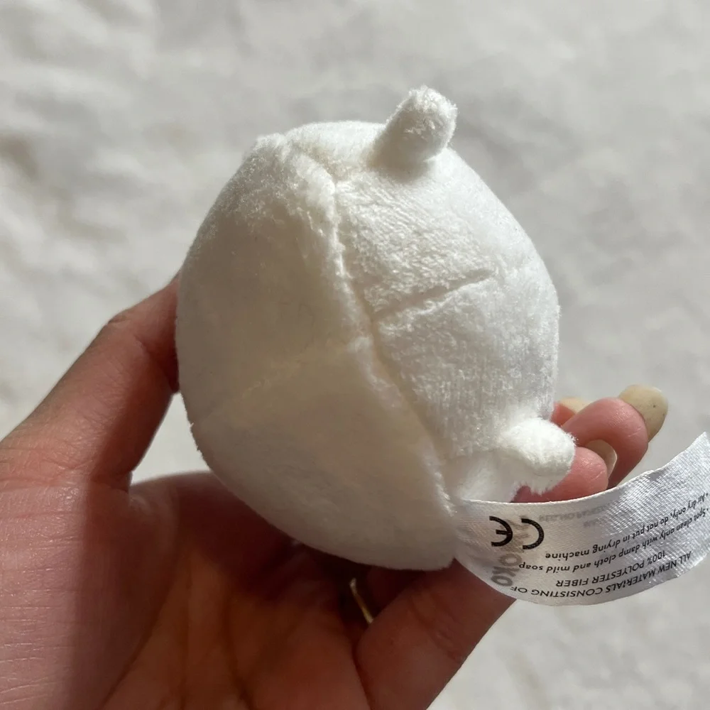 Smoko White snowman with smokeePlush Keychain with Hat - Picture 8 of 9